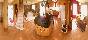 executive home sold by builder kitchen and dining room